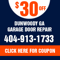 Dunwoody GA Garage Door repair Offer
